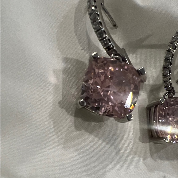 Anna Zuckerman -Argyle Pink Diamond Crystalline Earrings - Picture 3 of 15